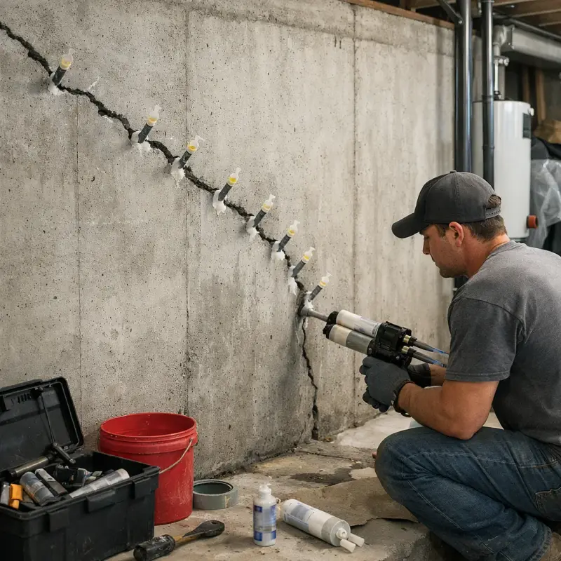 Basement Wall Crack Repair San Antonio
